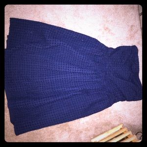 Strapless cotton summer dress